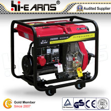 Air-Cooled Open Frame Type Diesel Generator Recoil Start (DG8000)